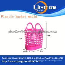 plastic fruit basket moulding supplier injection basket mould in taizhou zhejiang china